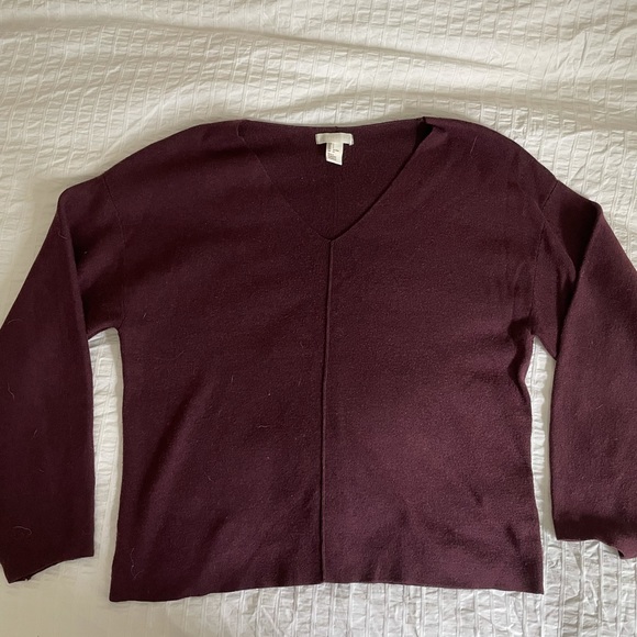 H&M Conscious Maroon sweater - Picture 1 of 3
